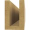 Ekena Millwork 4in. W x 6in. H x 24in. L Block Woodgrain TimberThane Rafter Tail, Primed Tan RFTUR04X06X24BLKRCPR - alternate 2